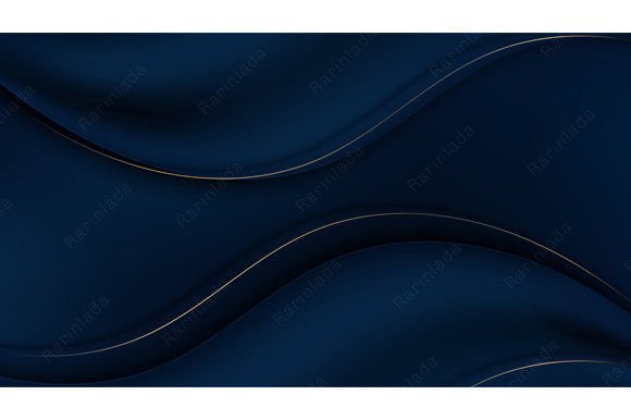 3D Blue Satin Golden Lines Background: A Fusion of Luxury and Digital Creativity