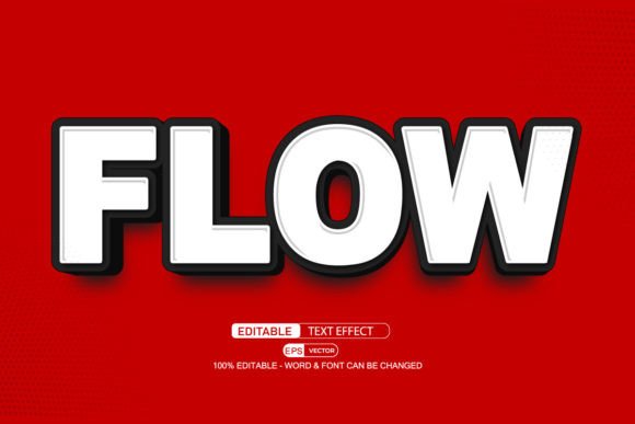 Flow Editable Text Effect Vector 3d Styl: A Powerful Tool for Modern Designers