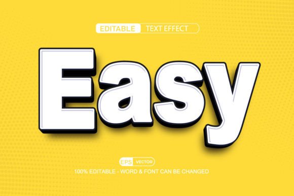 How to Use an Easy 3D Editable Text Effect Vector in Your Design Projects