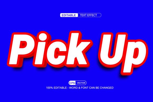Pick Up Editable Text Effect Vector 3d: A Game-Changer for Digital Creativity