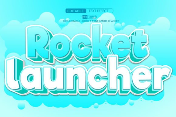 Rocket Launcher 3D Editable Text Effect: A Powerful Tool for Dynamic Typography
