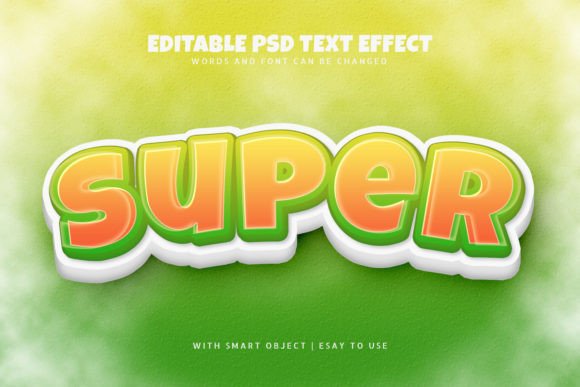 Super 3D Cartoon Style Text Effect and Text Effect PSD 100: A Creative Tool for Designers