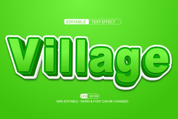 Village 3D Editable Text Effect Vector: A Practical Guide to Getting the Most Out of It