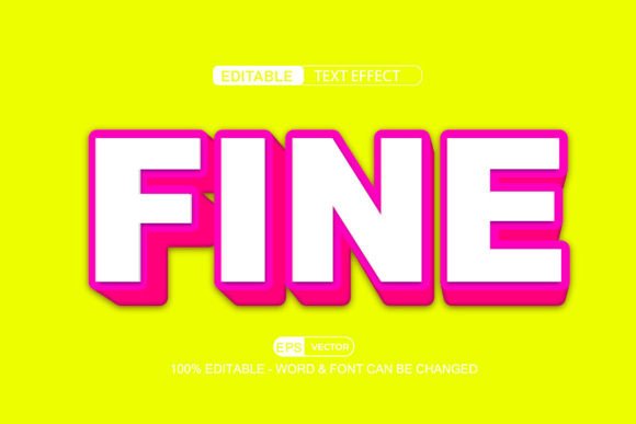 What Is a Fine 3D Editable Text Effect Vector and How Can It Enhance Your Design Workflow?